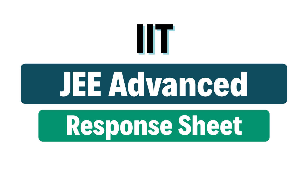 IIT JEE Advanced Response Sheet 2025